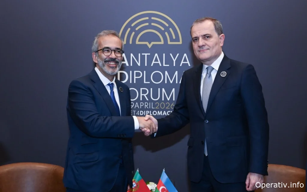 Ceyhun Bayramov portuqaliyalı həmkarı ilə görüşdü - FOTO