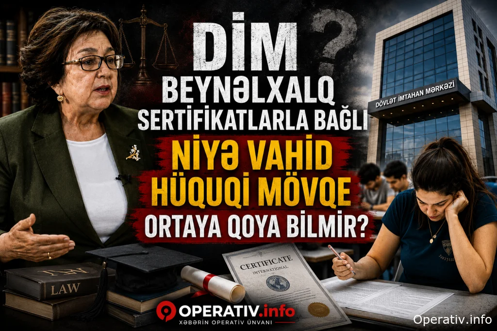 Bir problem, dörd fərqli cavab: DİM beynəlxalq sertifikatlarla bağlı niyə vahid hüquqi mövqe ortaya qoya bilmir?